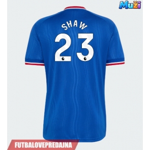 Lacne Muži Futbalové dres Manchester United Luke Shaw #23 2026-27 Krátky Rukáv - Preč